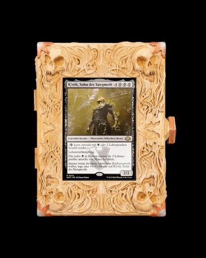 Deck Box Bone Carving para Magic: The Gathering | Caixa para Commander em Impressão 3D