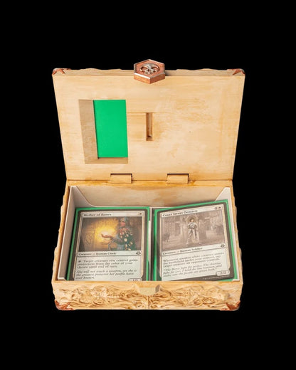 Deck Box Bone Carving para Magic: The Gathering | Caixa para Commander em Impressão 3D