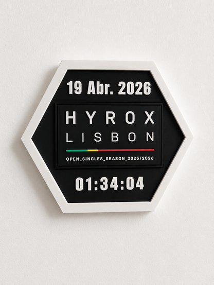 Moldura Personalizada compatível comPatch HYROX /Suporte para Patch HYROX