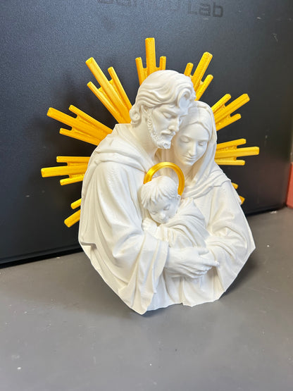 Presépio de Natal Sagrada Família em Impressão 3D | Decoração Religiosa