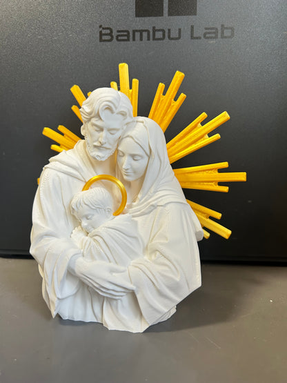 Presépio de Natal Sagrada Família em Impressão 3D | Decoração Religiosa