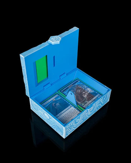 Deck Box Abyssal Tide para Magic: The Gathering | Caixa para Commander em Impressão 3D
