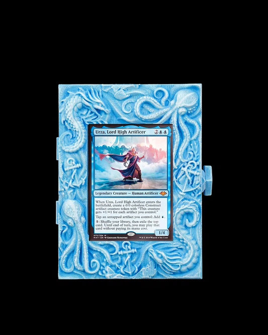 Deck Box Abyssal Tide compatível com Magic: The Gathering | Caixa para Commander em Impressão 3D