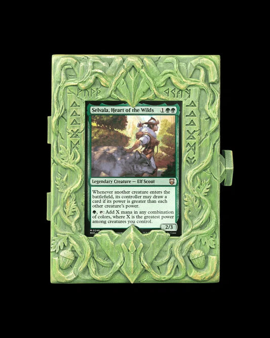 Deck Box Wildroot compatível com Magic: The Gathering | Caixa para Commander em Impressão 3D
